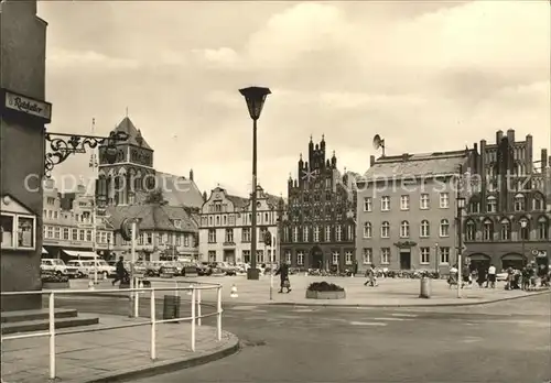 Greifswald Mecklenburg Vorpommern Platz der Freundschaft Kat. Greifswald