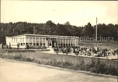 Poehl Vogtland Talsperre Poehl Konsum Imbisshalle Talsperrenblick Kat. Poehl Vogtland