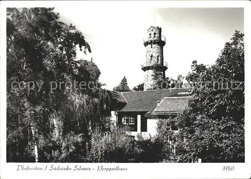 Pfaffenstein Koenigstein Saechsische Schweiz Berggasthaus Kat. Koenigstein Saechsische Schweiz