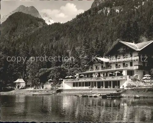 Ramsau Berchtesgaden Seehotel Gamsbock am Hintersee Kat. Ramsau b.Berchtesgaden