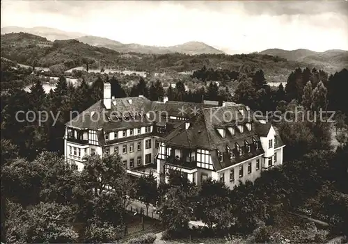 Obersasbach Sanatorium Marienheim Erlenbad Fliegeraufnahme Kat. Sasbach