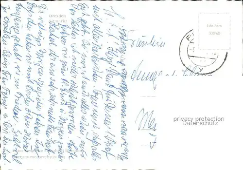 Dresden Altmarkt Kat. Dresden Elbe