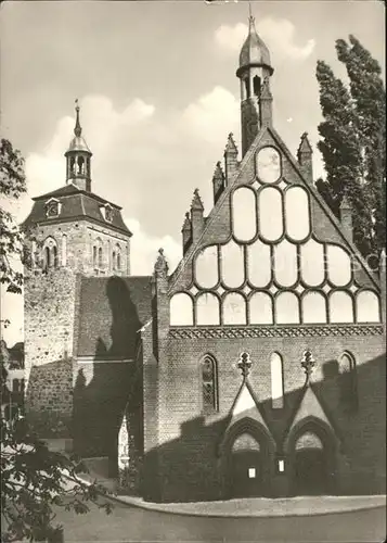 Luckenwalde Marktturm und Johanniskirche Kat. Luckenwalde