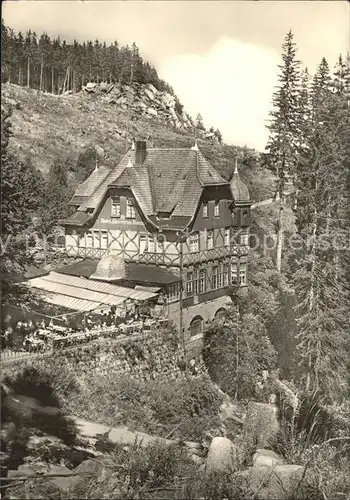 Wernigerode Harz HO Gaststaette Steinerne Renne Kat. Wernigerode