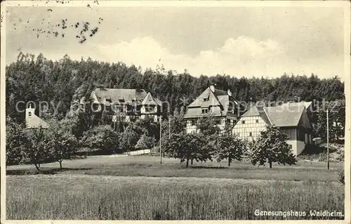 Wuerzburg Genesungshaus Waldheim Kat. Wuerzburg