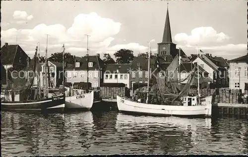 Neustadt Holstein Hafenpartie Fischkutter Kat. Neustadt in Holstein