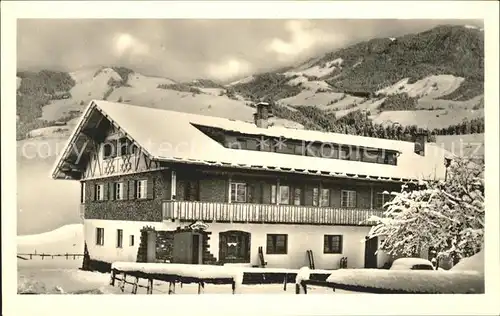 Steibis Alpengasthof Hochgrat Kat. Oberstaufen