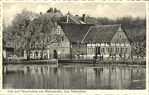 Bad Rothenfelde Cafe und Pensionshaus zur Klostermuehle Kat. Bad Rothenfelde
