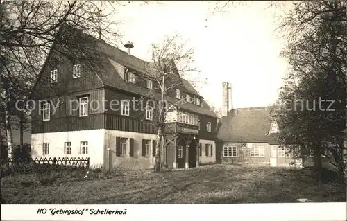 Schellerhau HO Gebirgshof Kat. Altenberg