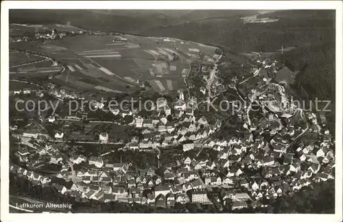 Altensteig Schwarzwald Fliegeraufnahme / Altensteig /Calw LKR