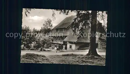 Schonach Schwarzwald Cafe Pension Bergwaldhof Kat. Schonach im Schwarzwald