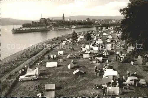 Koblenz Rhein Campingplatz Deutsches Eck Kat. Koblenz