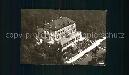 Assenhausen Starnberg Exerzitienhaus Rottmannshoehe Fliegeraufnahme Kat. Berg