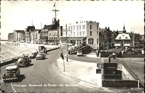 Vlissingen Boulevard de Ruyter met Beursplein Kat. Vlissingen