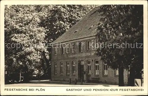 Ploen See Gasthof Pension Zur Fegetasche Kat. Ploen
