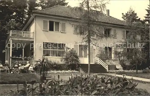 Neuglobsow FDGB Ferienheim Haus Waldfrieden Kat. Stechlin