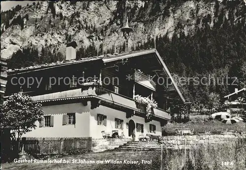 St Johann Tirol Gasthof Rummlerhof am Wilden Kaiser Kat. St. Johann in Tirol