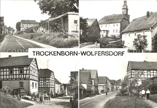 Trockenborn Wolfersdorf Orts und Teilansichten Kat. Trockenborn Wolfersdorf