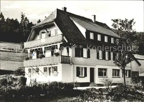 Baiersbronn Schwarzwald Pension Haus Plau Kat. Baiersbronn