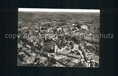 Autun Le Faubourg St Blaise Vue aerienne Kat. Autun