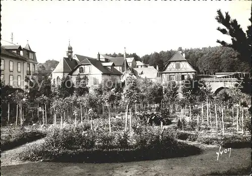 Trois Epis Haut Rhin Elsass La Roseraie et l Eglise Kat. Ammerschwihr