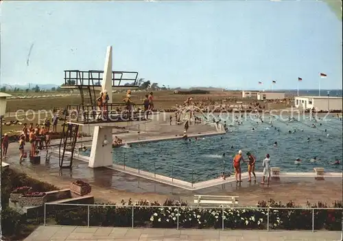 Dahme Ostseebad Beheiztes Meerwasser Freibad Sprungturm Kat. Dahme