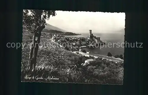 Malcesine Lago di Garda Panorama Kat. Malcesine