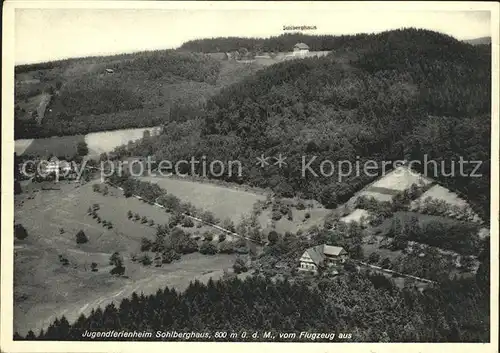 Ottenhoefen Schwarzwald Jugendferienheim Sohlberghaus Fliegeraufnahme Kat. Ottenhoefen im Schwarzwald