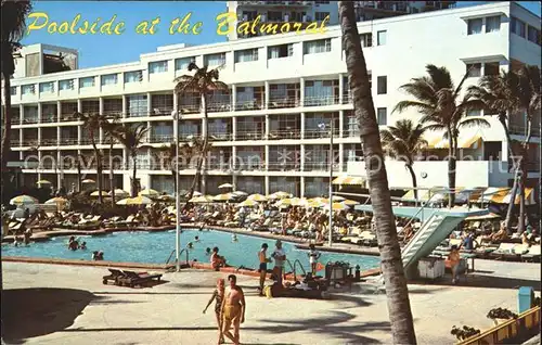 Miami Florida Balmoral Hotel Swimming Pool Kat. Miami