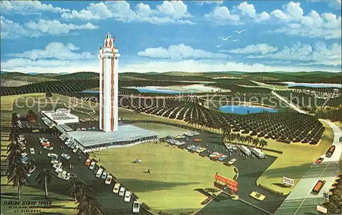 Clermont Florida Citrus Observation Tower Illustration Kat. Clermont