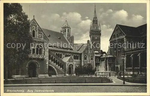 Braunschweig Burg Dankwarderode Denkmal Kat. Braunschweig