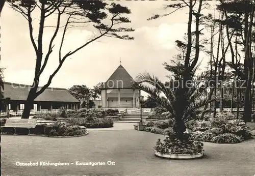 Kuehlungsborn Ostseebad Konzertgarten Ost Kat. Kuehlungsborn