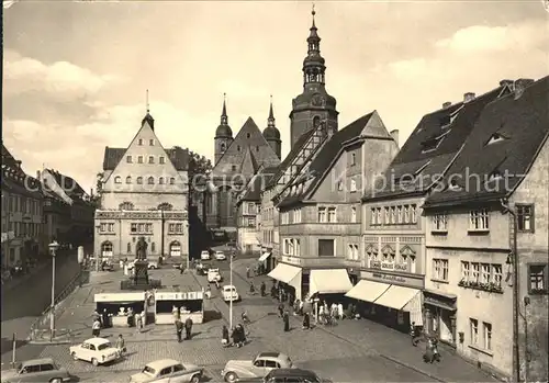 Eisleben Marktplatz Denkmal Rathaus Lutherstadt Kat. Eisleben