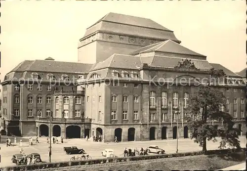 Dresden Grosses Haus Schauspielhaus Kat. Dresden Elbe