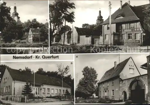 Nemsdorf Goehrendorf Kirche Kulturhaus Kindergarten Gemeindeschwesternstation Kat. Nemsdorf Goehrendorf