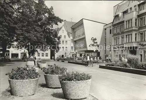 Bitterfeld Markt Cafe Kat. Bitterfeld