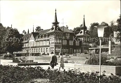 Alexisbad Harz Reichsbahnerholungsheim Selketal Kat. Harzgerode