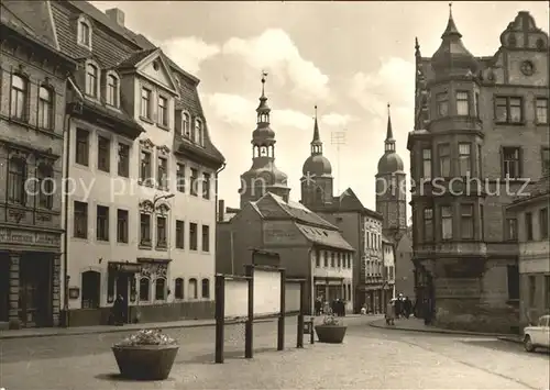 Eisleben Sangerhaeuser Strasse Lutherstadt Kirchtuerme Kat. Eisleben