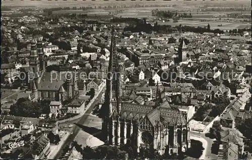 Speyer Rhein Kirche Fliegeraufnahme Kat. Speyer