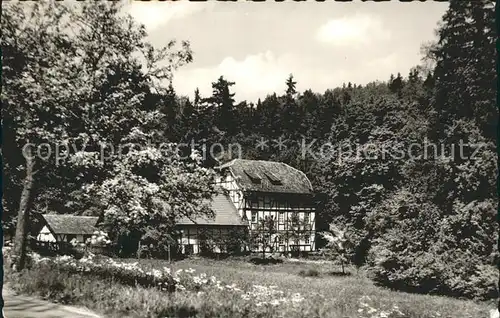 Eschwege Forsthaus Schlierbach Kat. Eschwege