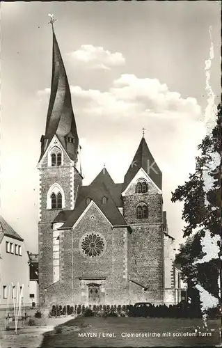 Mayen Clemenskirche Schiefer Turm Kat. Mayen