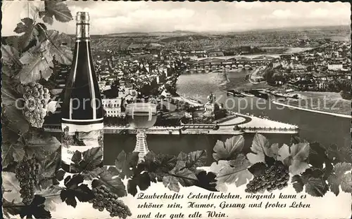 Koblenz Rhein Rhein Vers Kat. Koblenz