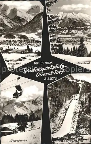 Oberstdorf Sllereckbahn Skiflugschanze Kat. Oberstdorf