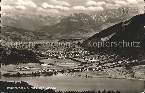 Immenstadt Allgaeu Immenstadt mit Buehl am Alpsee Kat. Immenstadt i.Allgaeu