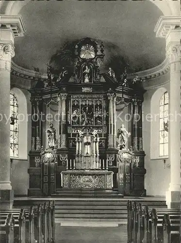 Bleialf Hochaltar der Katholischen Pfarrkirche Kat. Bleialf