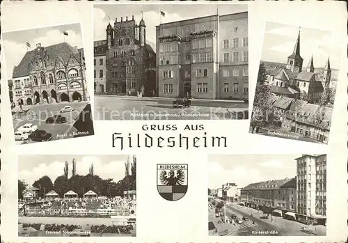 Hildesheim Markt Rathaus Kaiserstrasse Kat. Hildesheim