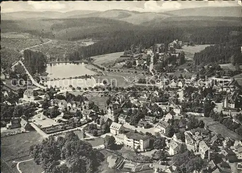 Hahnenklee Bockswiese Harz Fliegeraufnahme Kat. Goslar