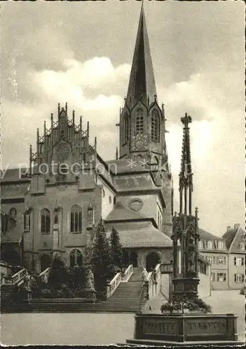 Aschaffenburg Main Stiftskirche Pilgerbrunnen Kat. Aschaffenburg