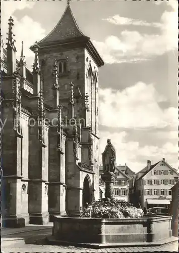 Reutlingen Marienkirche Brunnen Denkmal Friedrich II Kat. Reutlingen