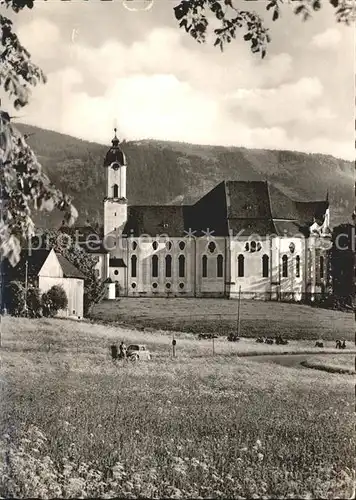 Steingaden Oberbayern Wallfahrtskirche Wies Kat. Steingaden